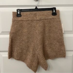 Zara High Rise Sweater shorts